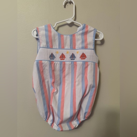 The Beaufort Bonnet Company Other - The Beaufort Bonnet Company Smocked Sailboat Bubble